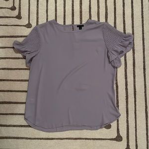 Lavender blouse from Ann Taylor